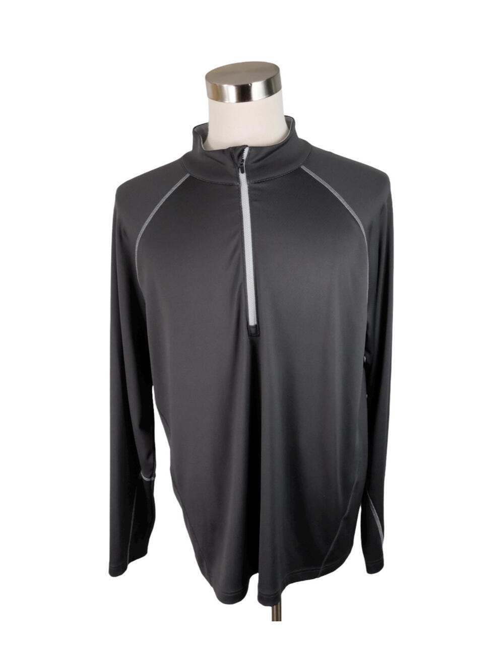 Slazenger Golf Half Zip Pullover Gray Size Men's Large
